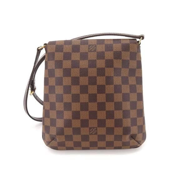 Louis Vuitton Damier Musette Salsa Long Shoulder Bag Ebene Gold Hardware - Picture 2 of 7